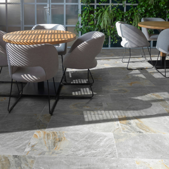 Πλακάκι Keros Ardesia Gris Antislip 30×60 με σαγρέ αντιολισθητική υφή